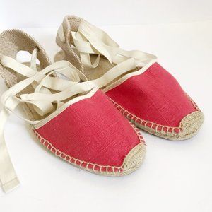 SOLUDOS Lauren Espadrille Sandal ankle tie 9